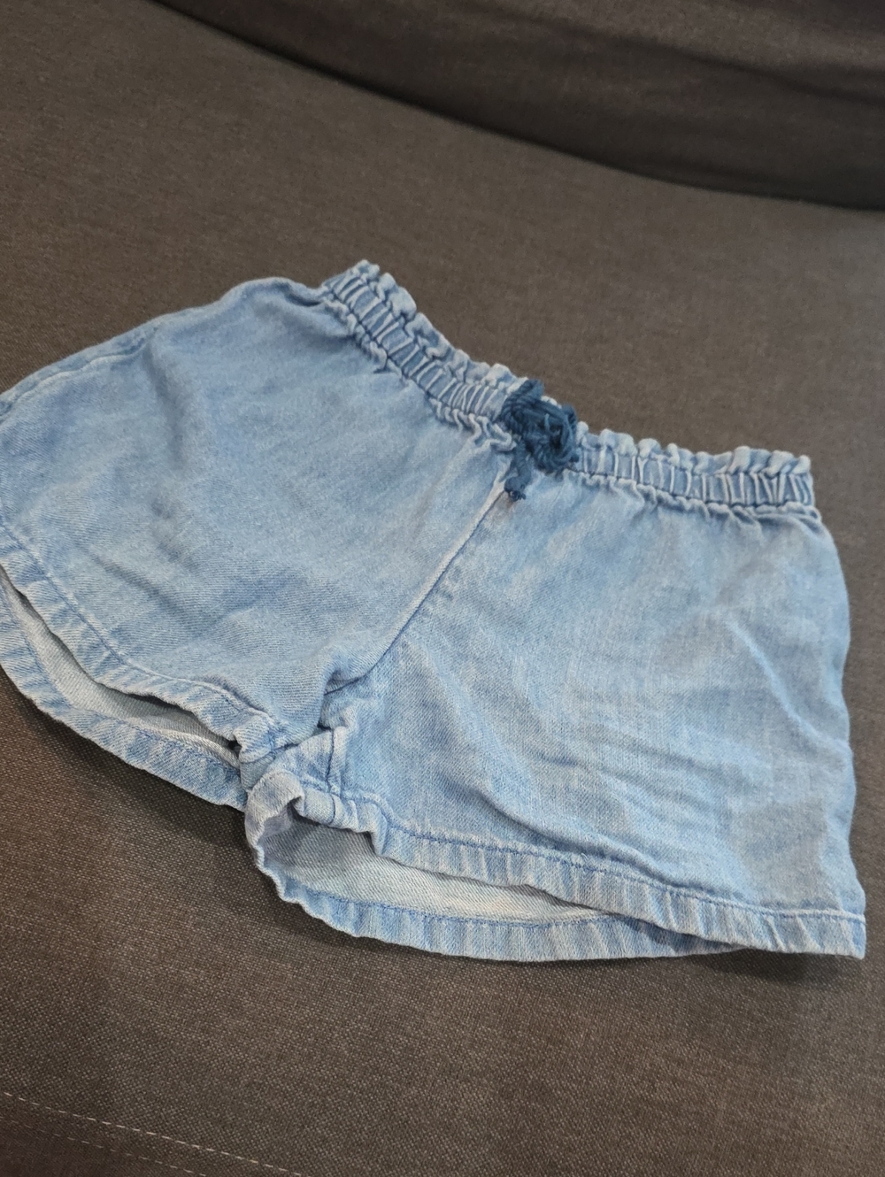 Old Navy Light Wash Denim Elastic Waist Shorts